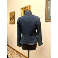 Jc De Castelbajac Jacket/Coat Cotton in Blue
