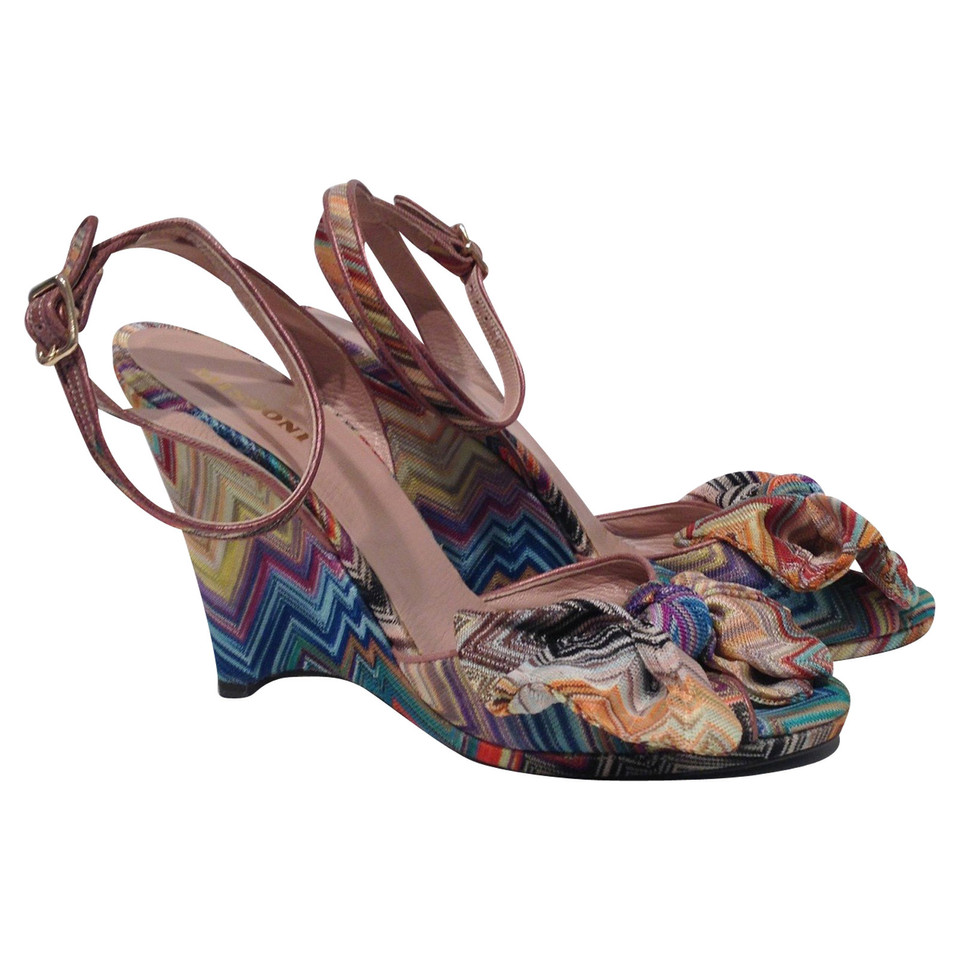 Missoni Wedges mit Muster