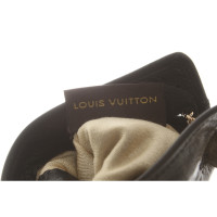 Louis Vuitton Handschuhe aus Leder in Schwarz