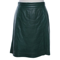 Dkny Leather skirt in green