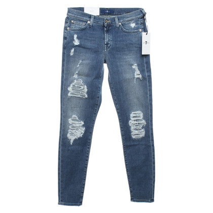 7 For All Mankind Jeans in Blauw