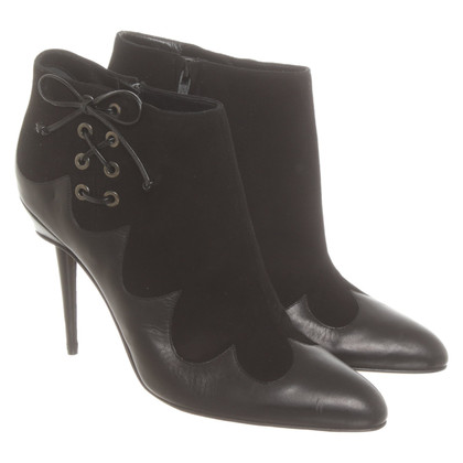 Manolo Blahnik Ankle boots Leather in Black