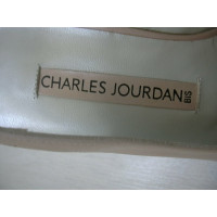 Charles Jourdan Pumps/Peeptoes aus Leder in Beige