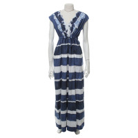 Max Mara Dress Cotton in Blue