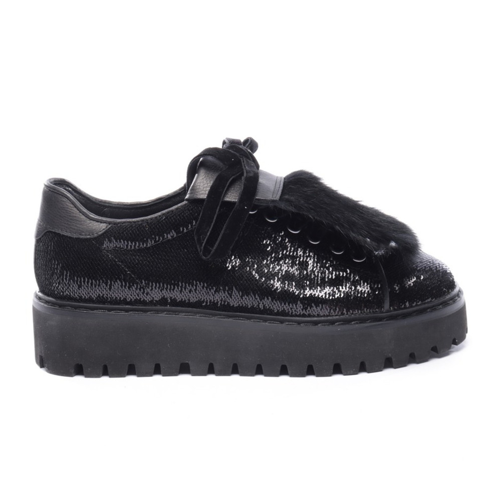 Kennel & Schmenger Sneakers aus Leder in Schwarz