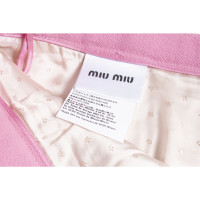 Miu Miu Rock aus Wolle in Rosa / Pink