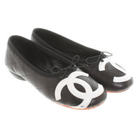 Chanel Slipper/Ballerinas aus Leder