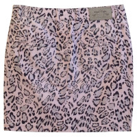 Marc Cain Denim skirt with Leopard pattern