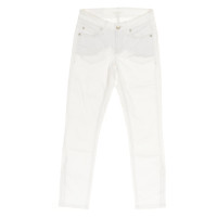 Cambio Jeans aus Baumwolle in Weiß