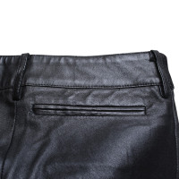Balenciaga Leren broek in zwart