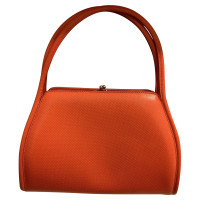 Giorgio Armani Handtasche aus Leder in Orange