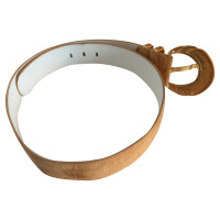 Escada Leather belt with buckle