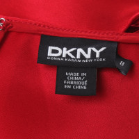 Dkny Robe rouge en satin