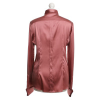 Armani Collezioni Satin blouse in blush pink