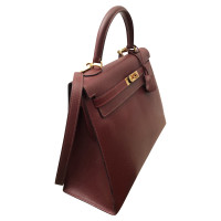 Hermès Kelly Bag 35 in Pelle in Bordeaux