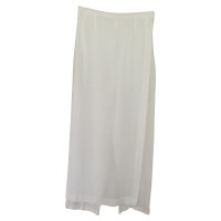 René Lezard Trouser skirt in white
