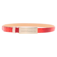 Rocco Barocco Belt Leather in Red