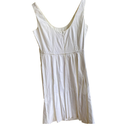 Prada Kleid aus Baumwolle in Weiß