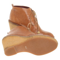 Marc By Marc Jacobs Wedges aus Leder in Braun