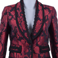 Dolce & Gabbana Blazer en Viscose en Rouge