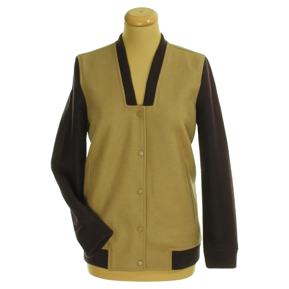 All Saints Jacket/Coat Wool in Ochre