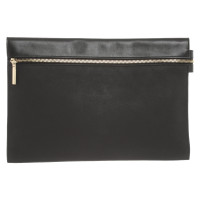 Victoria Beckham Clutch Bag Leather in Black