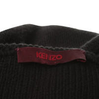 Kenzo Schwarzer Pullover mit Stickerei