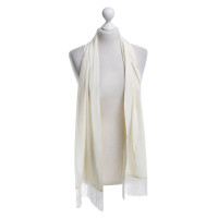Yves Saint Laurent Couleur crème foulard de soie
