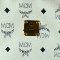 Mcm MCM suitcase Black / White leather