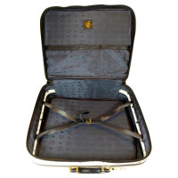 Mcm MCM suitcase Black / White leather