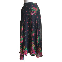 Blumarine Long silk skirt