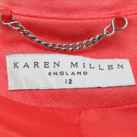 Karen Millen Lange blazer in Orange
