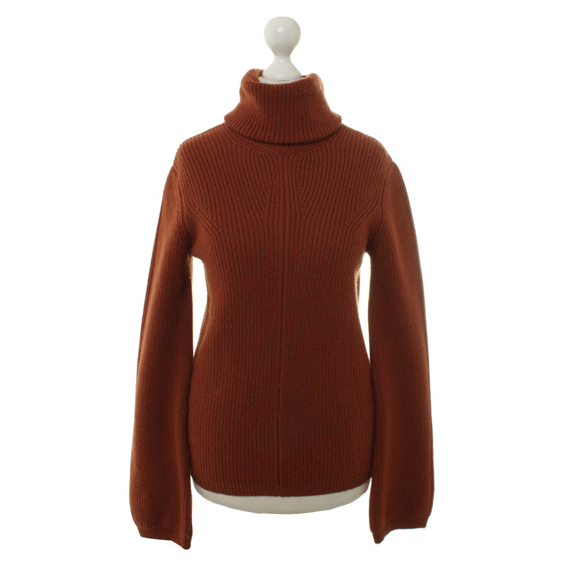 Etro Turtleneck Sweater in red/brown