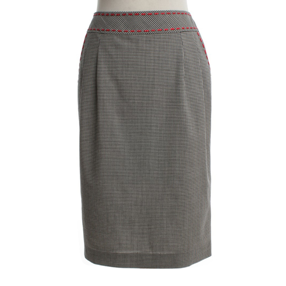 Rena Lange skirt with plaid pattern