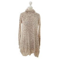 Rebecca Taylor Turtleneck Sweater with a leopard print