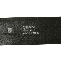 Chanel Ceinture en cuir avec application 