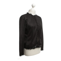 Miu Miu Ruffled blouse in black