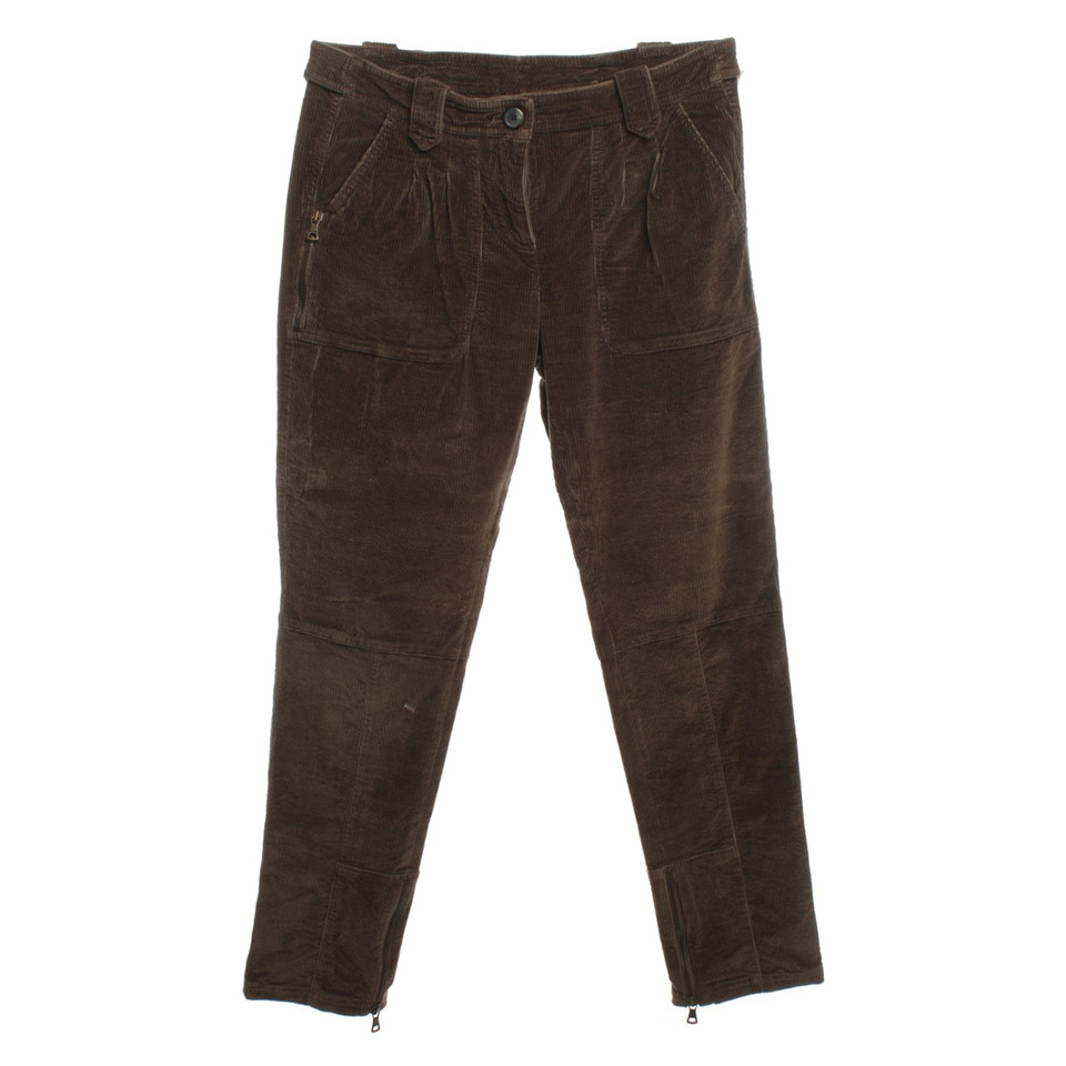 Etro Pantaloni Cord a Brown