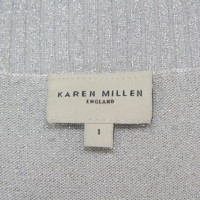 Karen Millen Strickkleid in Silber