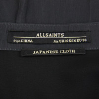All Saints Zijden blouse in zwart