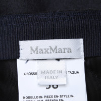 Max Mara Hut/Mütze aus Wolle in Blau