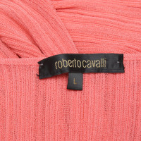 Roberto Cavalli Top Silk in Red