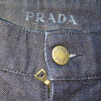 Prada Capri contour fit Jeans W25 donkerblauw nieuwe