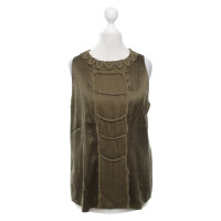 Elie Tahari top in olive green