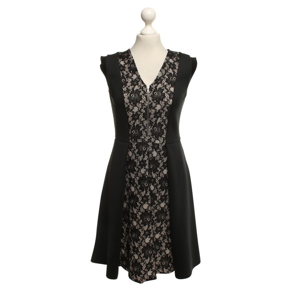 Sport Max Dress with lace in black