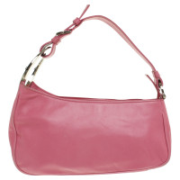 Sergio Rossi Leder-Handtasche in Rosa