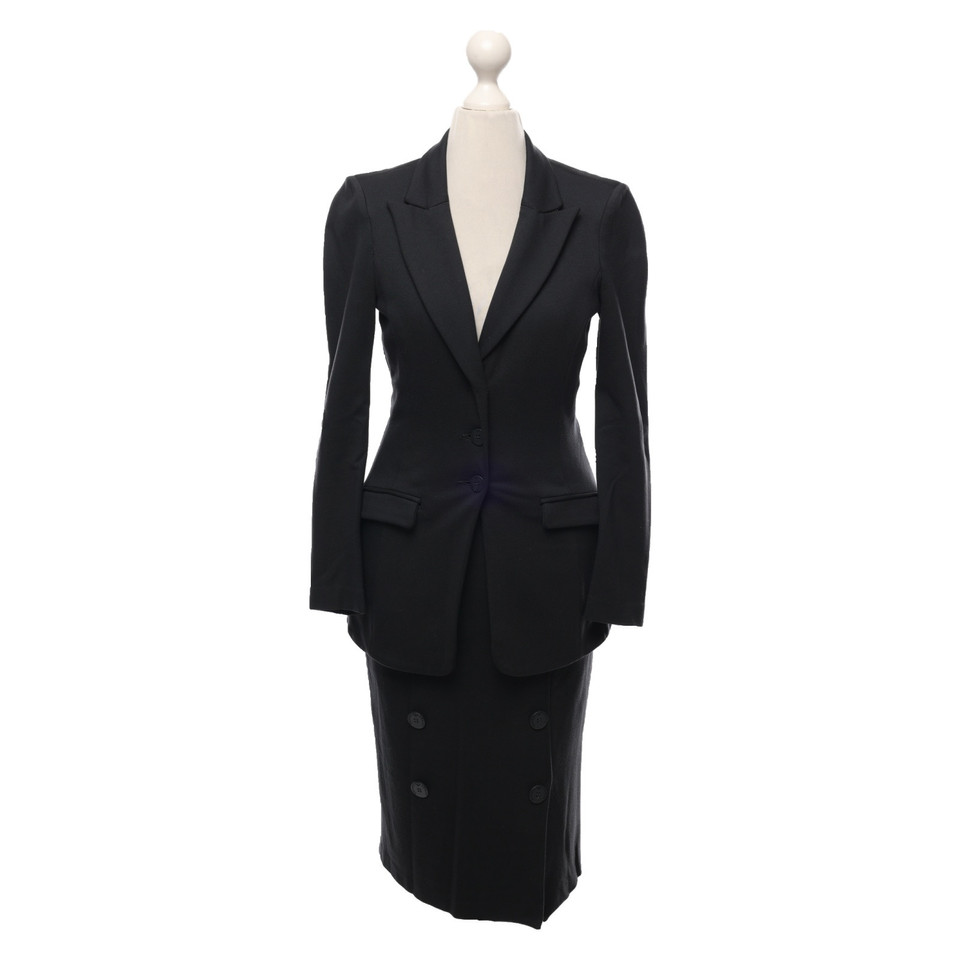 Armani Suit Viscose in Black