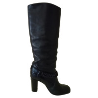 Costume National Boots Leather in Black