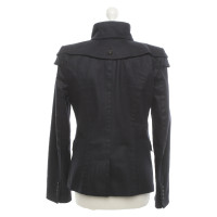 Drykorn Jacke/Mantel aus Baumwolle in Schwarz