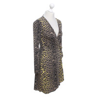 Bcbg Max Azria Wrap dress with leopard pattern